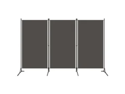 Room Divider, Room Dividers Vidaxl Cinzeto Tecido (260 X 180 Cm)