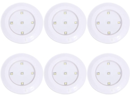 Conjunto de 6 Luzes Noturnas Led para Instalação no Quarto SFUSHOS