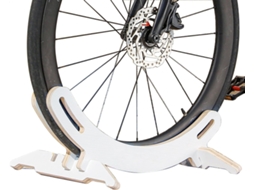 Suporte Decorativo De Madeira Para Bicicletas, Ideal Para Armazenamento Compacto.