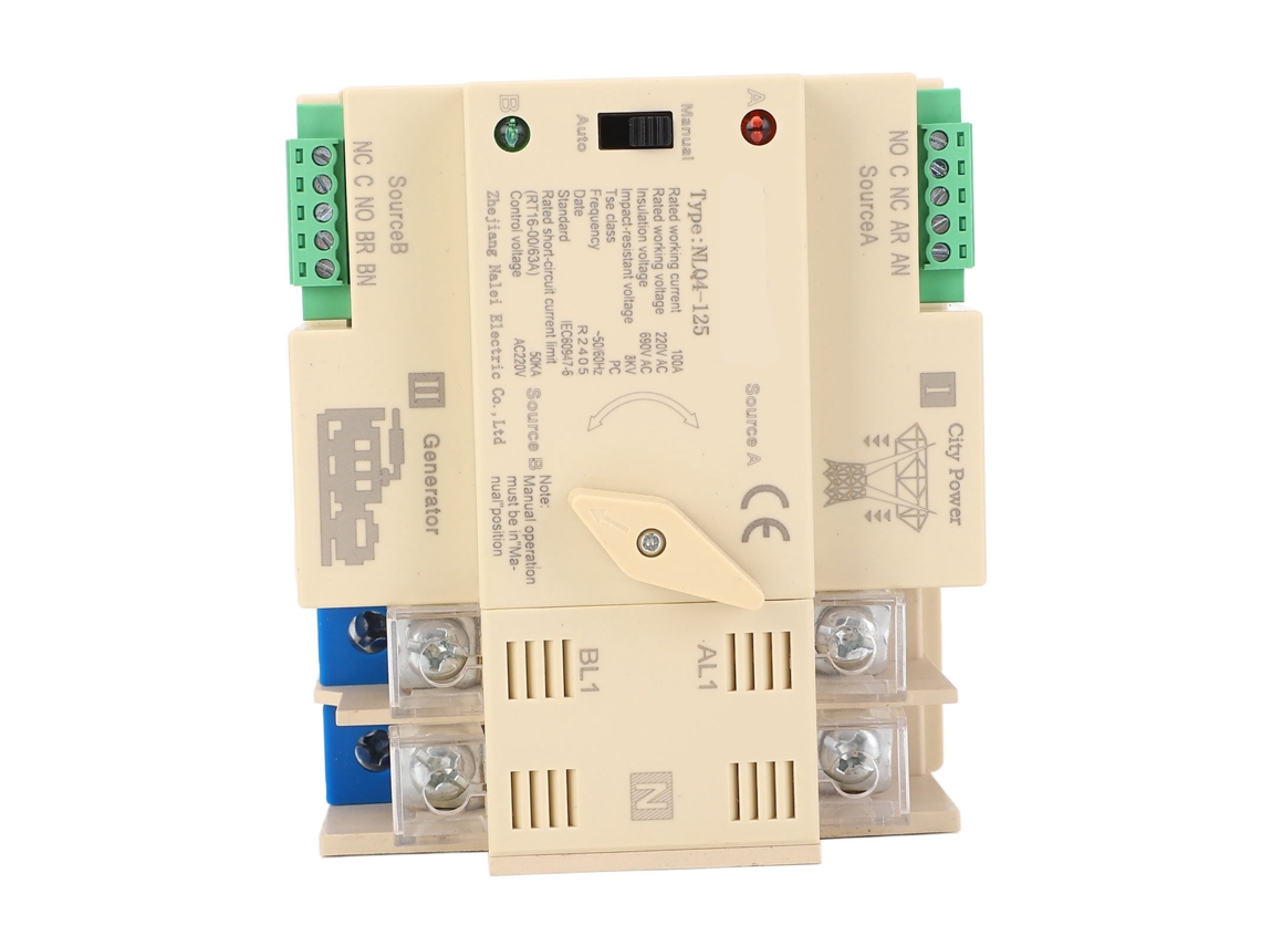 Interruptor Automático De Transferência 2p 100a 220v