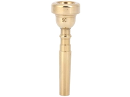 Mouthpiece De Trompet Feito De Alta Qualidade Aço - Dourado 5c - Resistente A Choques - Design Elegante - Apropriado Para Iniciantes E Profissionais -