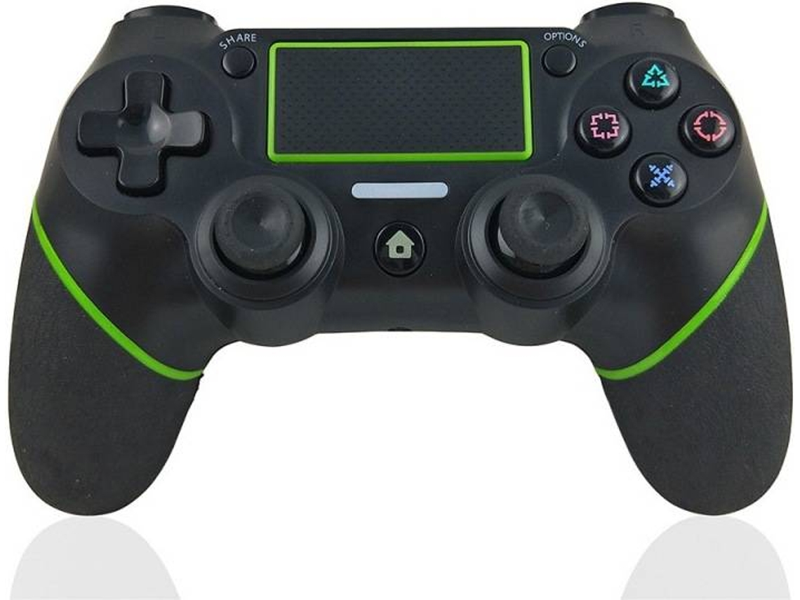 Comando PS4 YLW LV000419 Preto e Verde (Wireless)