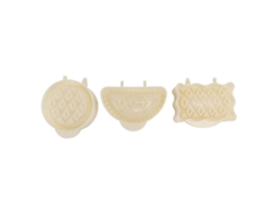 Set De 3 Moldes Para Empanadas Mini Hecho De Abs Amigable Con El Medio Ambiente Para Pasteles De Manzana Navideños