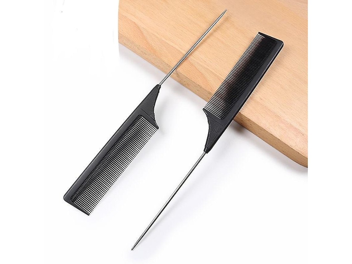 Conjunto De Pentes De Aço Com Cauda De Rato Pacote Com 3, Pentes De Chá De Fibra De Carbono Resistentes Ao Calor Brilvibera