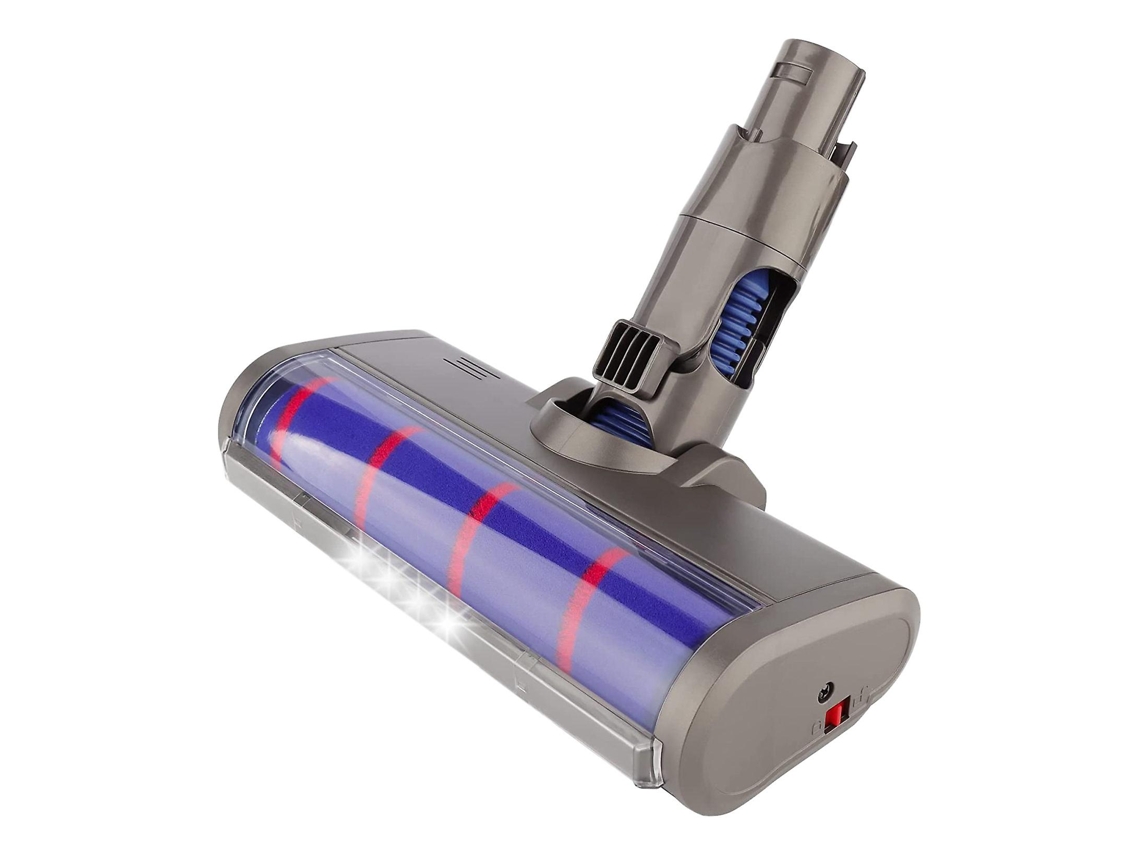 Cabeça de Limpeza de Escova de Rolo para Dyson V6 Dc58 Dc59 Dc61 com Faróis