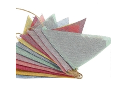 Bandeiras De Lino 400cm Com 12 Bandeiras Para Decoração De Casa Ou Festas