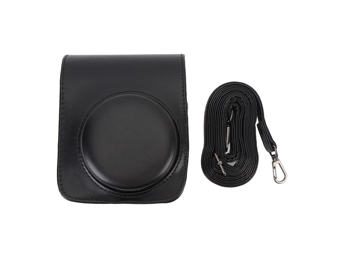 Funda Protectora Para Cámara Mini 90 De Cuero Pu Con Correa De Hombro
