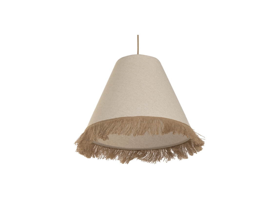 Luminária de Teto, Franja de Fibra Natural, 50x50x125cm ALEXANDRA HOUSE LIVING