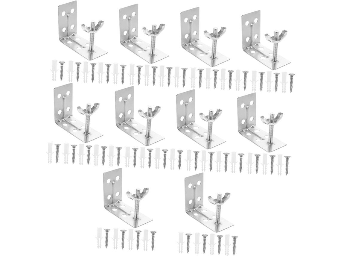 Suportes De Parede Para Persianas, Acessórios De Instalação Duráveis Para Cortinas E Persianas Verticais. Suportes De Parede Para Persi
