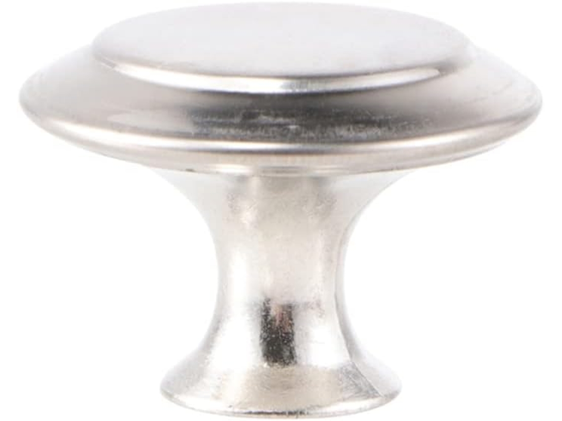 20 Puxadores De Aço Inoxidável Para Armário Com Furo Único, Formato Cogumelo