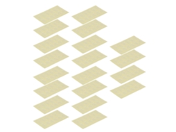 Fita Adesivo Transparente Precise 240, À Prova D Água E Removível, Para Bonecas Figuras, 16x 12, 29x 2mm, Adesivo