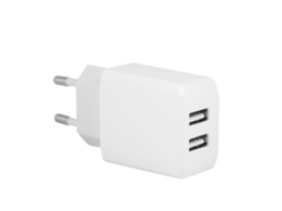 Carregador Plug EOOCOO com 2 portas, portátil para viagens