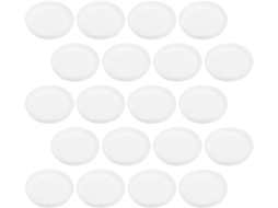 Tampas Brancas Homoyoyo Para Tubos De Envio 76mm, Tampas Plásticas Para Tubos De Papelão Kraft, Protetores Resistentes