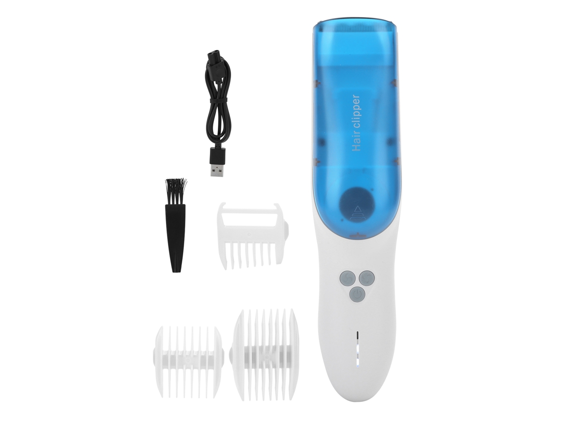 2026 cortadora de Cabelo Elétrica para Bebê com Pente Guia, Cortadora Portátil para Uso Doméstico, Azul