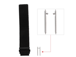 Pulseira de nylon para Samsung Gear S2 Classic (preta)