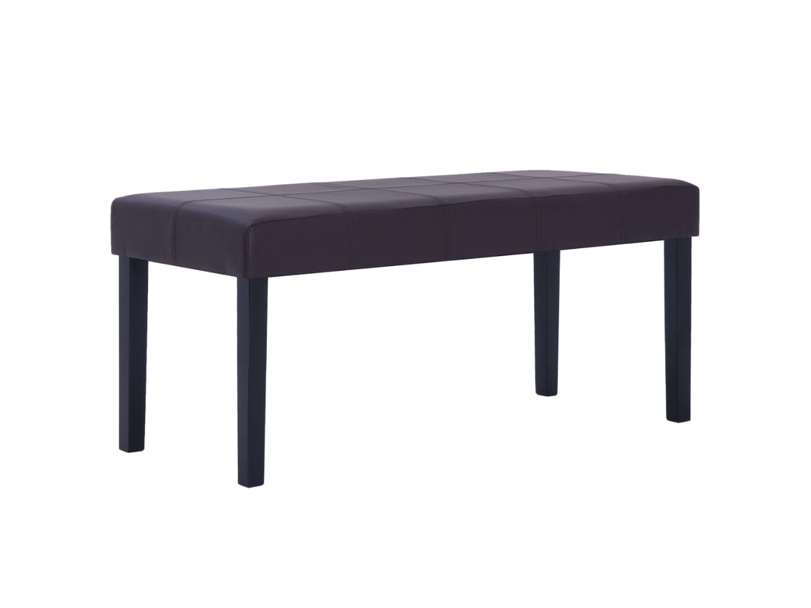 Hallway Bench, Hallway Benches Vidaxl Marrom Couro Artificial (n/a)