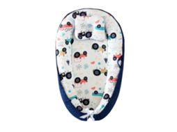 Cama De Bebê Bionica Meia Cama (bolsa 85*55*15cm Trator Azul)