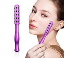 Massageador Facial com Rolos, Revigorante Rolo de Beleza para Rosto, Olhos, Queixo e P Escoço. GOKOCO