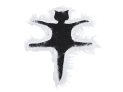 Tapete De Pelúcia Gato Com Luzes Para Decoração