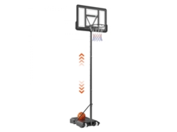 Cesto De Basquetebol Regulável E Portátil Para Exterior E Interior Tekmaquinas