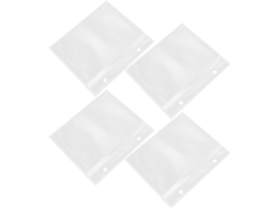 20 Pcs Páginas De Álbum Transparentes Pochettes Foto Remplacables Trous Pour Reliure Utilização Para Álbuns