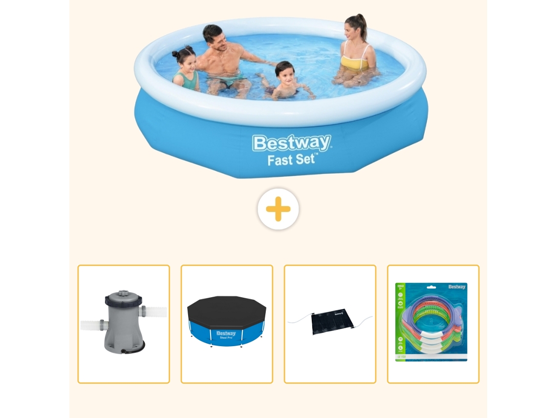 Bestway Piscina Bestway Fast Set Redonda - 305x66 Cm - 7-peças S211