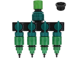 Sistema de Irrigação por Aspersão para Gramados com adaptador 4 vias torneira externa | S/MARCA