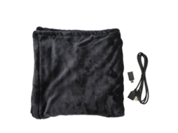 Manta elétrica quente de coral fleece fibra de carbono, 3 níveis de temperatura, bufanda aquecedora | S/MARCA