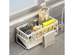 Organizadores de Cozinha - Prateleiras com Bandejas de Aço Inoxidável e Drenagem Automática para Pia - aquaforge
