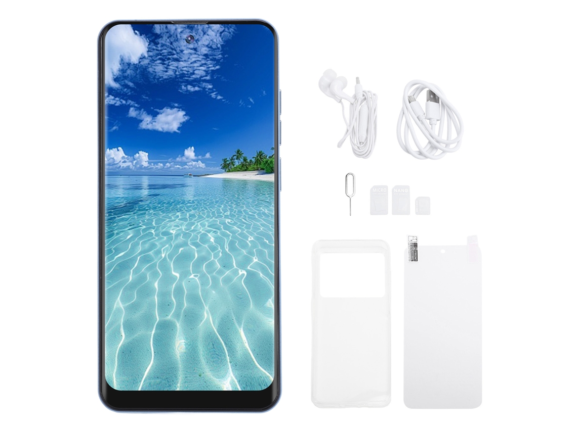Laxiscreed Telefone Android 3g Com Impressão Digital, Reconhecimento Facial E Moldura Metálica