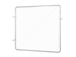 Portão De Jardim Em Aço Galvanizado 183x178cm Com Malha Resistente Tekmaquinas