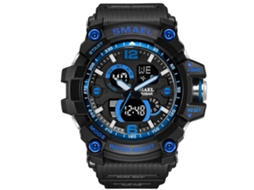 Relógio de Quartzo Smael Masculino com Pulseira de Resina Impermeável