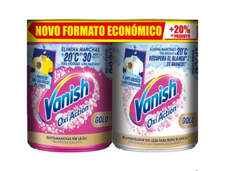 Tira Nódoas Pó Oxi Action Roupa Branca E Cores Vanish