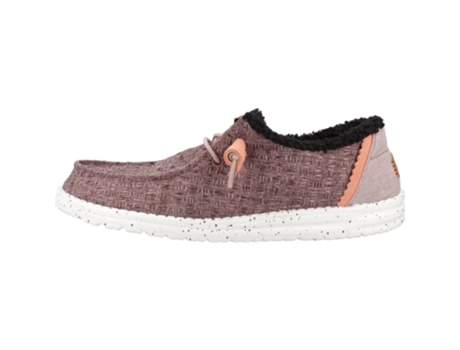 Sapatos de Mulher HEY DUDE Wendy Warmth Tecido Vermelho (41)