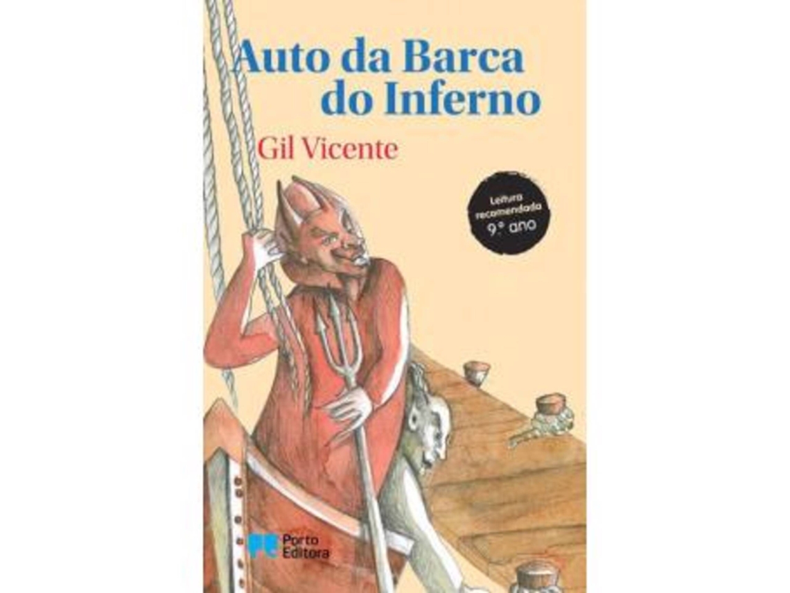 Livro Auto da Barca do Inferno de Gil Vicente (Português)