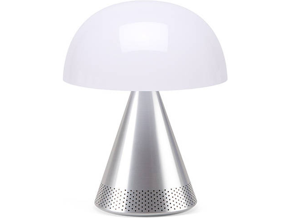 Candeeiro LEXON Mina L Audio Cinzento Metálico