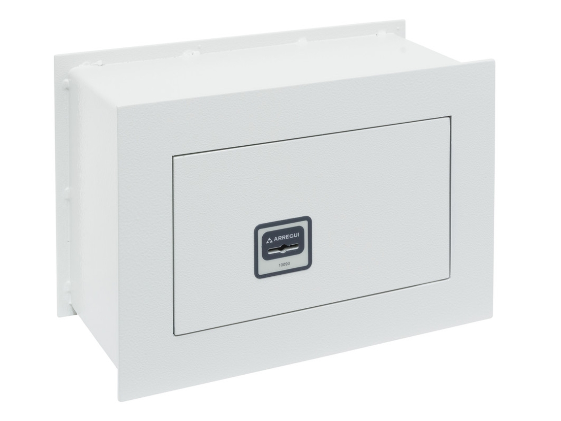 Cofre de parede Arregui Ideal 5 com fechadura de chave, caixa de segurança para casa e residências, fácil de usar.