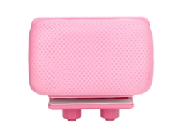 Corretor De Postura Infantil Ergonômico Com Inclinação 7° Para Frente, Almofada Removível Em Tuva Com Suporte, Rosa