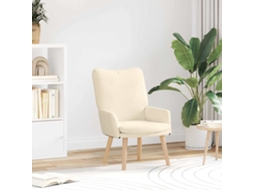 Vidaxl Poltrona Creme 63 X 67 X 94 Cm Tecido
