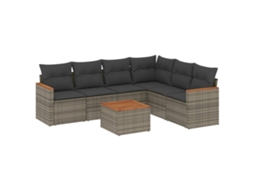 Garden Sofa Set, Garden Sofa Sets Vidaxl Cinzeto Rattan / Vime (n/a)