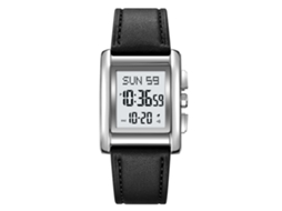 Relógio Eletrônico Masculino Multifuncional Resistente À Água 30m Luz Noturna Dual Time