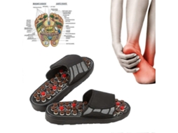 Massagem Pé Chinelos Acupuntura Terapia Massageador Sapatos Para Acuponto Ativando Reflexologia Pés Cuidados C Om Os Sandália