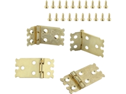 Conjunto De 4 Dobradiças Metálicas Para Móveis, Caixas Madeira