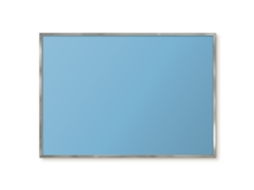 Magnetic Board Pastel Navy Blue For The Living Room Espelharte (100x70 Cm)