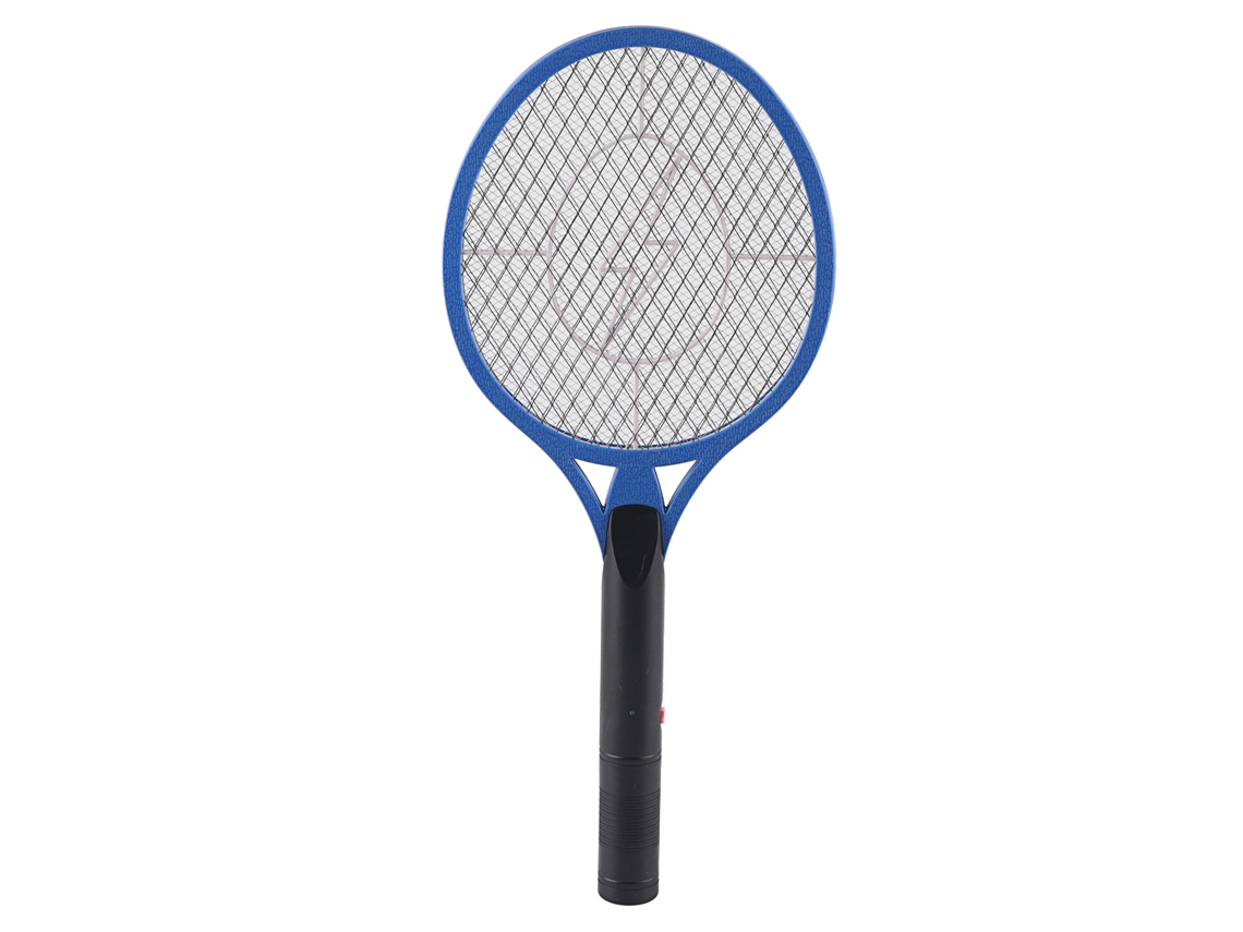 Raquete Elétrica Sem Fio Para Mosquitos E Insetos Com Bateria Recarregável Cor Azul