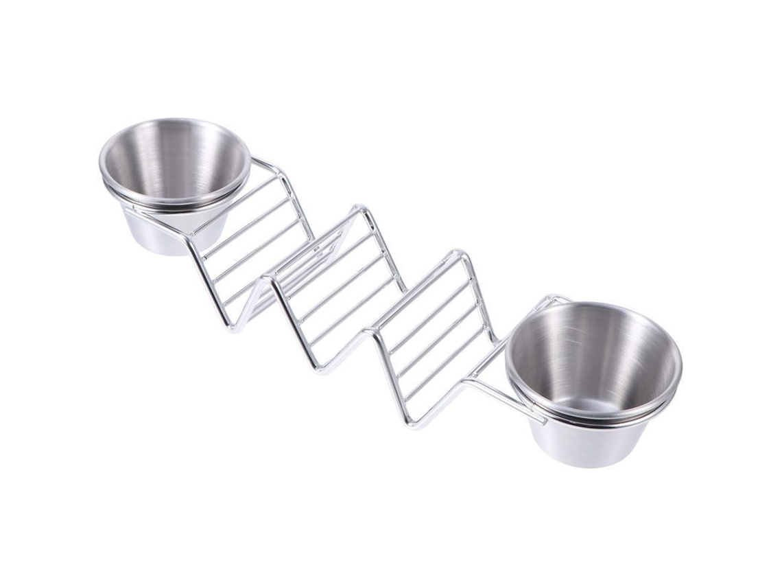 2026 suporte para Tacos de Aço Inoxidável, Bandeja para Forno, Rack de Churrasco, Rack de Armazenamento, 2 Peças