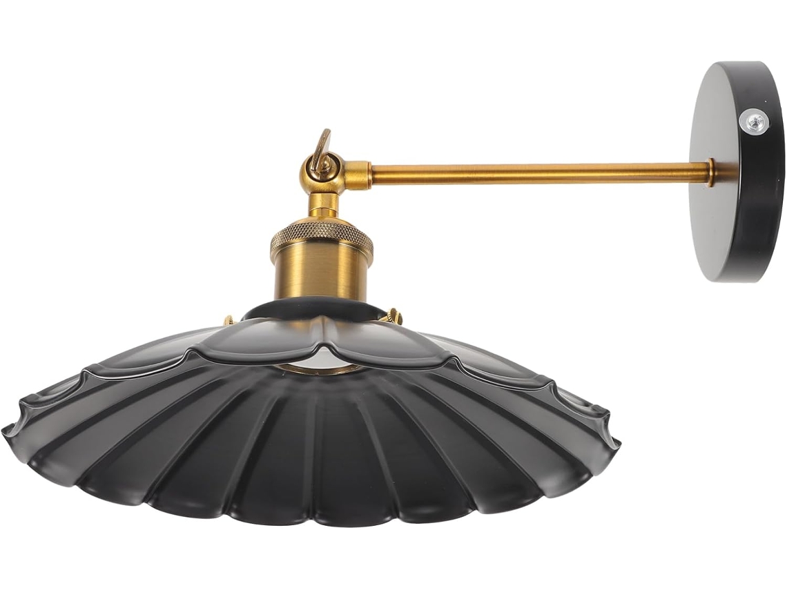 Luminária De Parede De Ferro Estilo Retrô Para Corredor Ou Loft. Gokoco