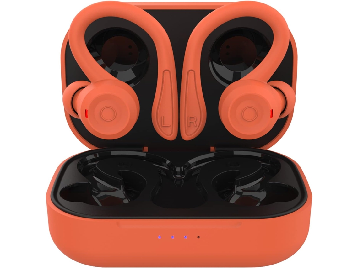 Auriculares Sem Fio Sobre Orelha Ganchos Gancho Ehstmind Bluetooth Laranja