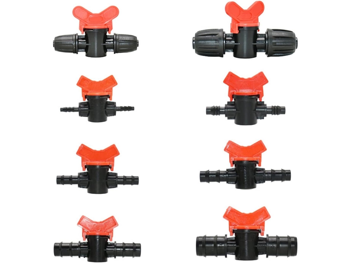 Conector Rápido Ranhurado para Mangueira de Jardim com Válvula Controle, S/MARCA
