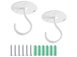Fasst ganchos de Teto para Plantas Soporte de Pared para Lámparas Colgantes Resistente À Oxidação de Aço CUIDADOS